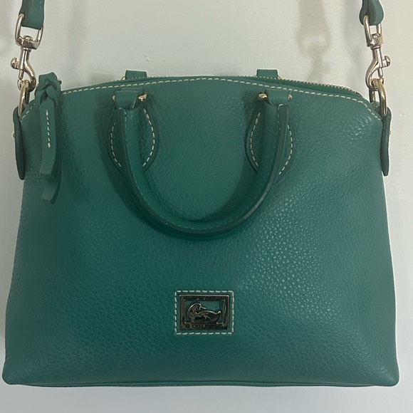 Dooney & Burke turquoise purse - Picture 2 of 6